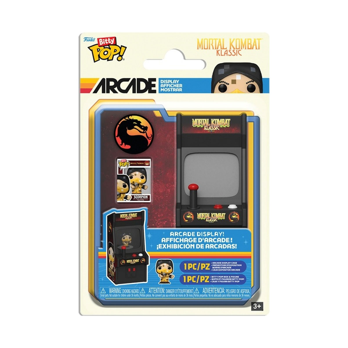 Ігровий набір Bitty POP! Arcade серії "Mortal Combat" - Скорпіон