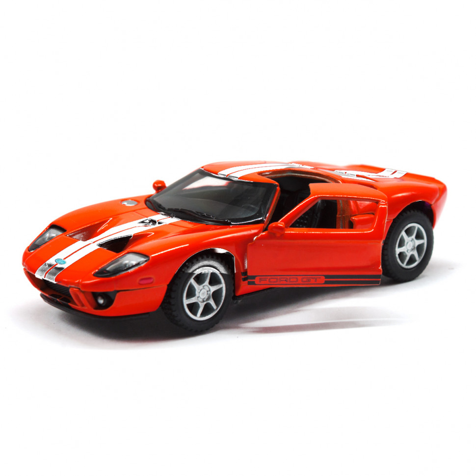 Дитяча модель машинки Ford GT 2006 Kinsmart KT5092W інерційна, 1:36 Red