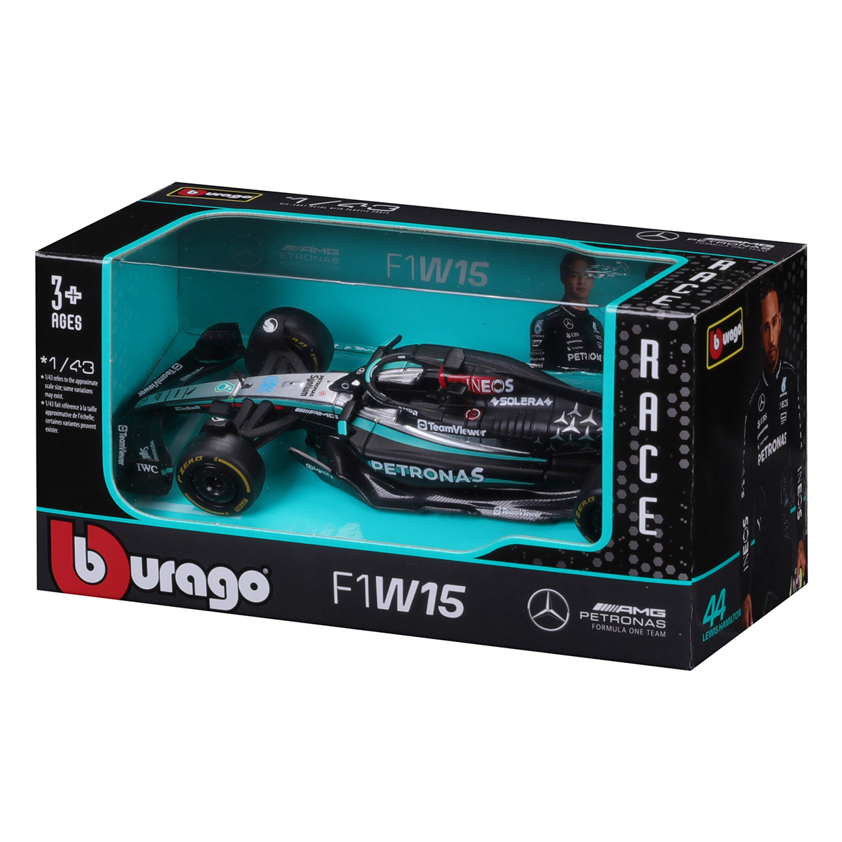 Автомодель - Mercedes-AMG F1 W15 Performance (2024) (1:43) — фото 2