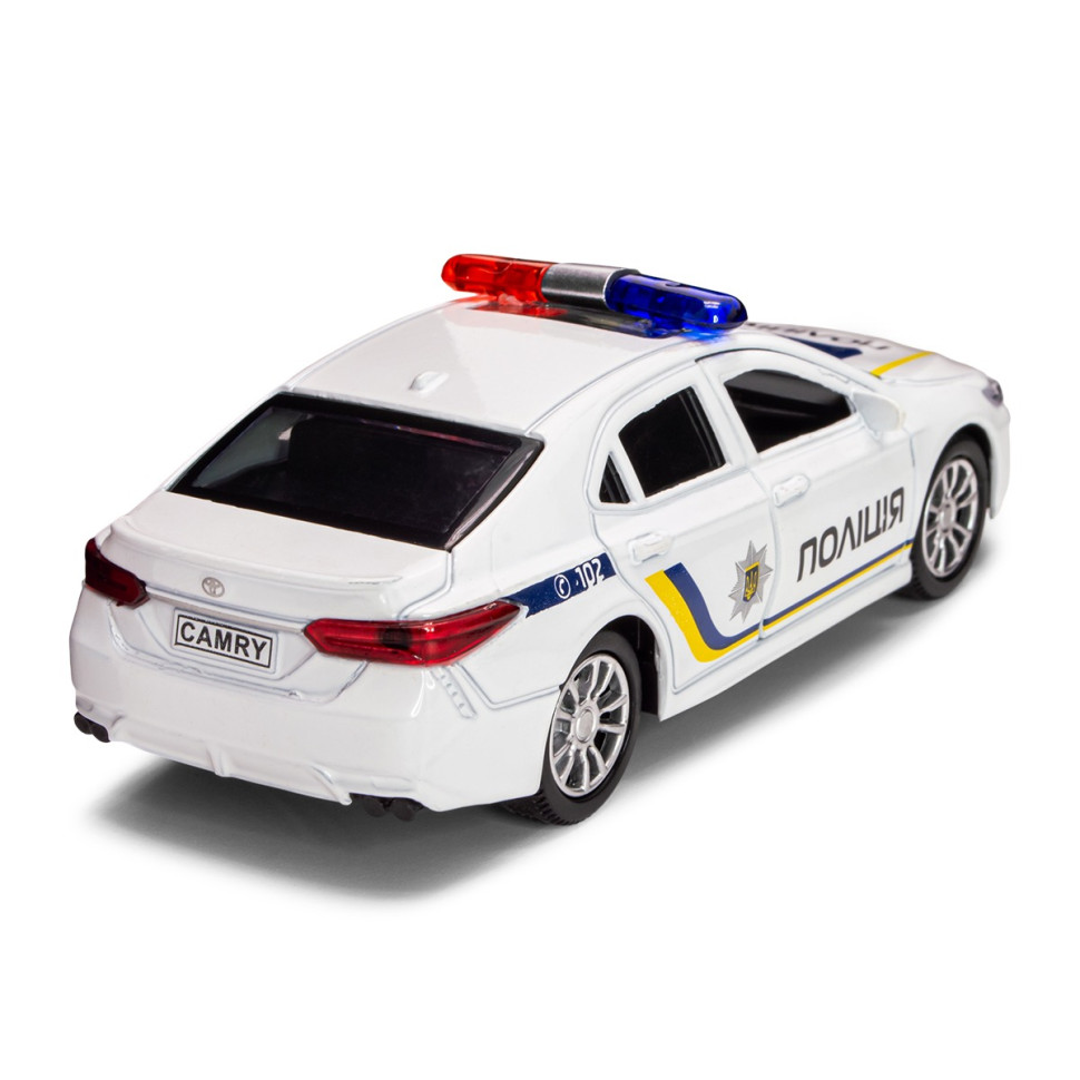 Автомодель дитяча Toyota Camry Поліція TechnoDrive KM250416 масштаб 1:43 — фото 3