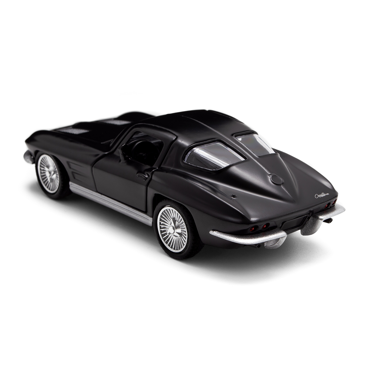 Автомодель - Chevrolet Corvette Split Window 1963 (матовий чорний) — фото 9