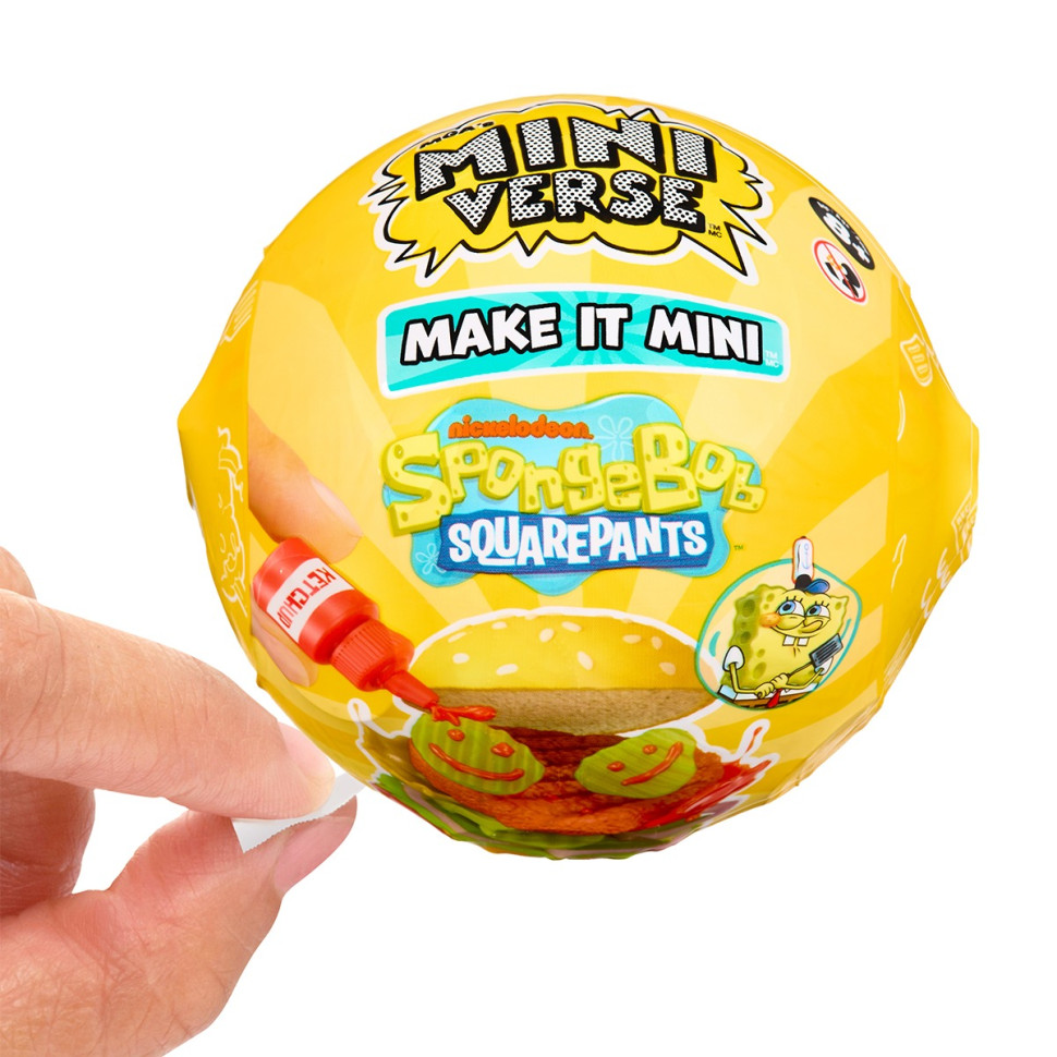 Ігровий набір для творчості "Смаколики Красті Краб" MGA's Miniverse 599296 серії "SpongeBob" — фото 13