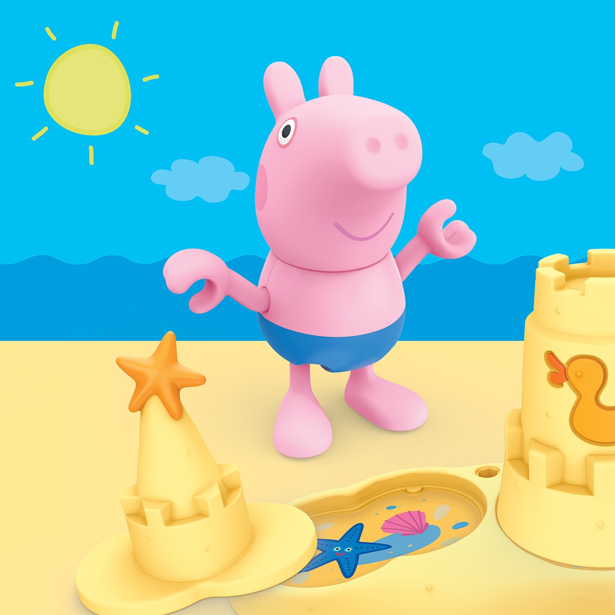 Ігровий набір Peppa Figurines – Три Маленькі Свинки На Пляжі — фото 6