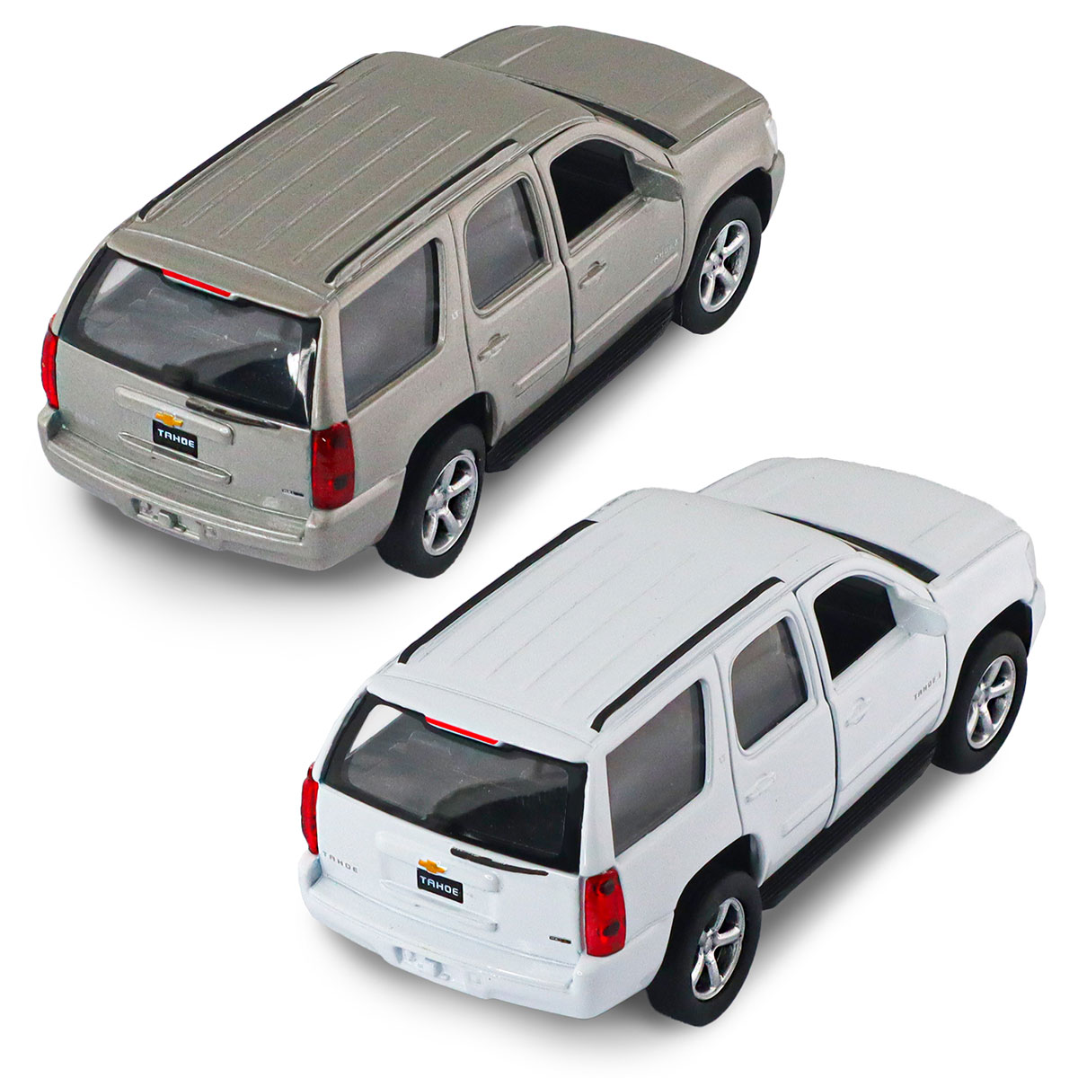 Автомодель - Chevrolet Tahoe 2008 (білий, сірий) — фото 11