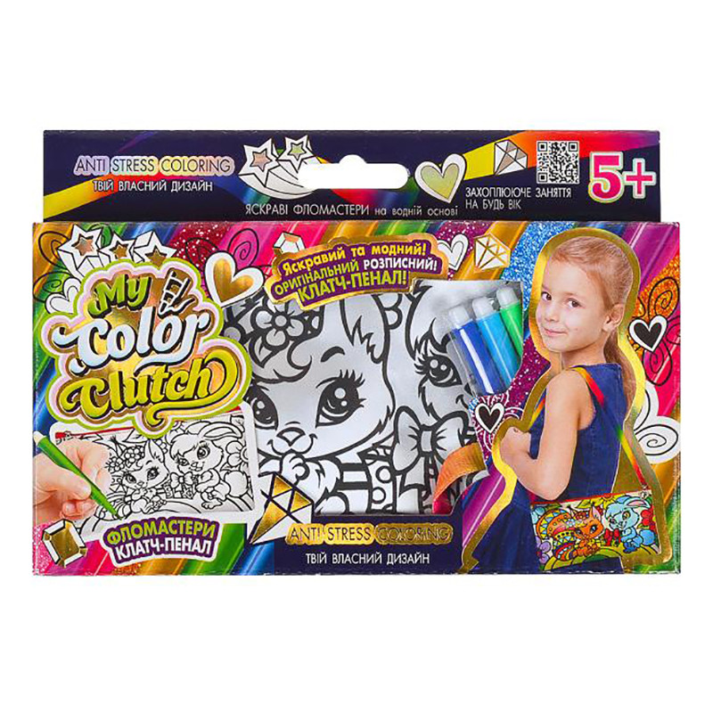 Набір для творчості "My Color Clutch" CCL-02-01U...06U з фломастерами Вид 6