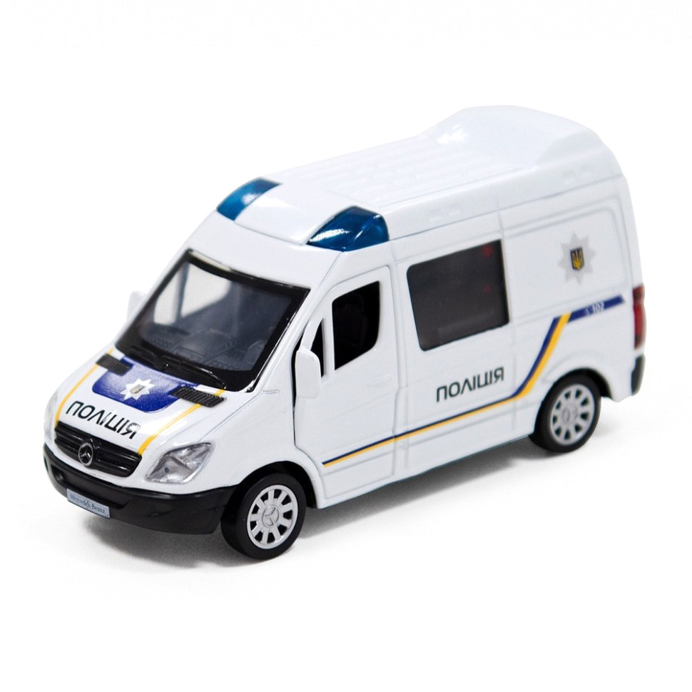 Автомодель дитяча Поліція Mersedes-Benz Sprinter TechnoDrive 250294 інерційна