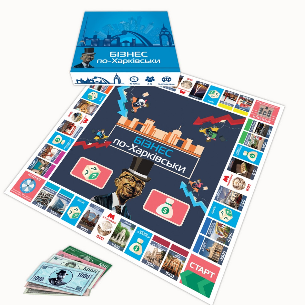 Настольная игра "Монополия Бизнес по-Харьковски" PLR-0027 — фото 3