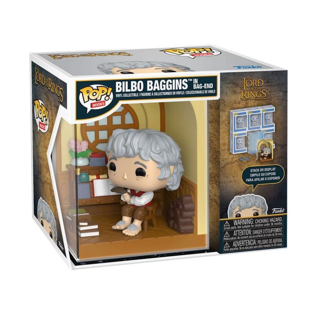 Игровая фигурка Funko POP! Nooks серии "Властелин колец" - Бильбо Бэггинс в Бэг Энде