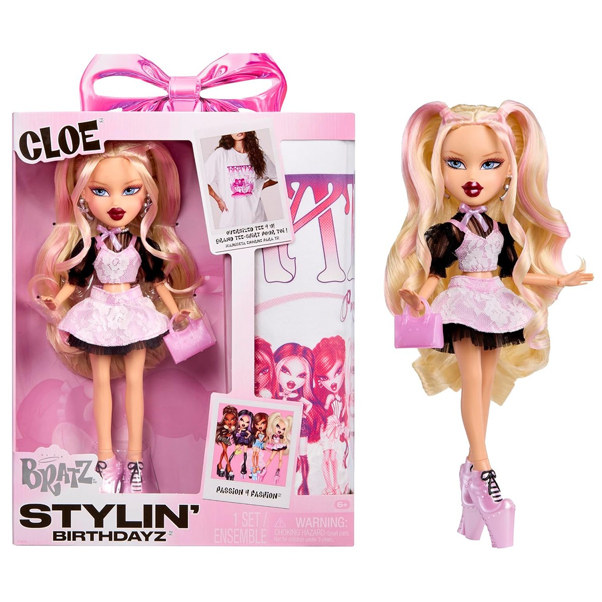 Ігровий набір з лялькою Bratz серії "Stylin' Birthday" — Хлоя (з аксес.)