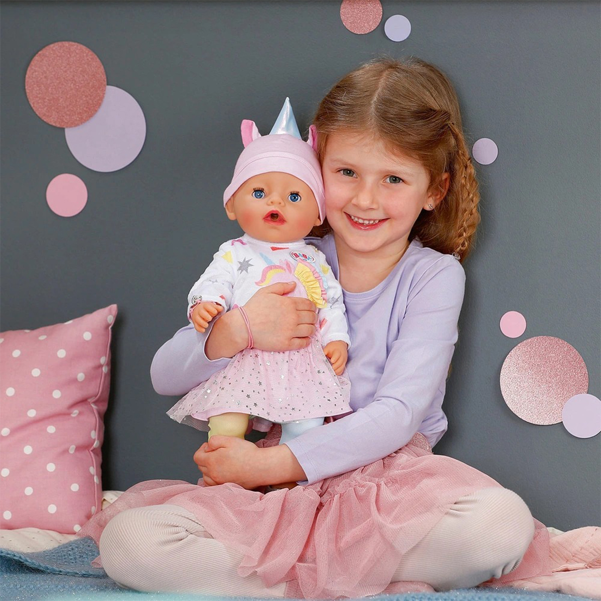 Кукла BABY born – Эмма-Единорог (43 см, с аксесс.) — фото 5