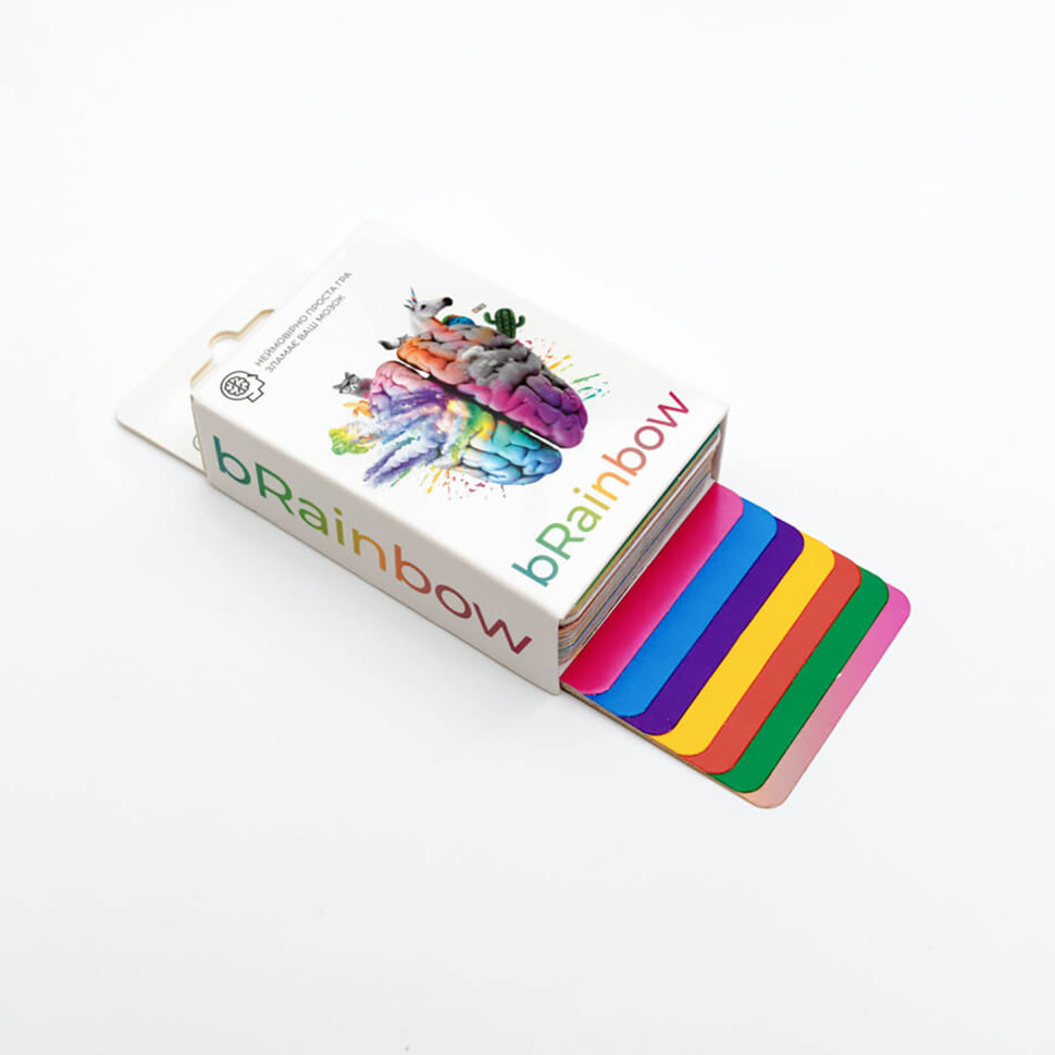 Карточная игра bRainbow FGS64, 60 карточек, на украинском языке — фото 9