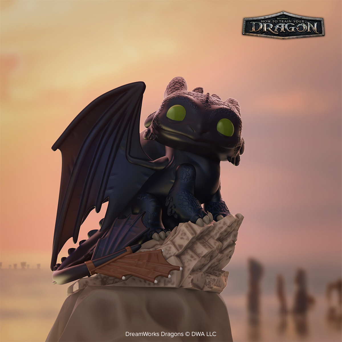 Ігрова фігурка Funko POP! серії "Як приборкати дракона" - Беззубик На Скелі — фото 3