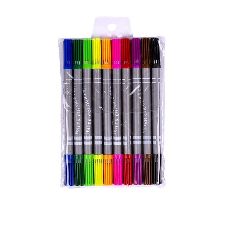 Детские Фломастеры "Двухсторонний" COLOR-IT 108-10F 10 цветов — фото 2