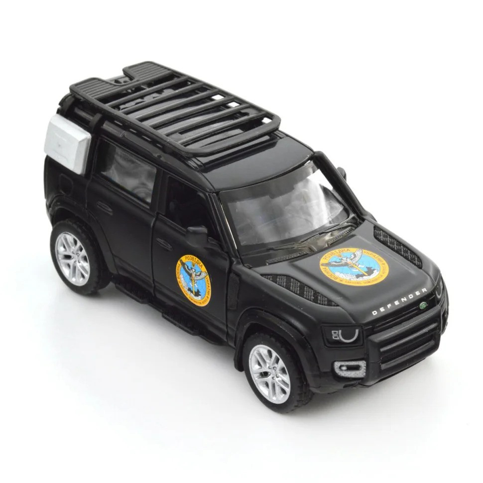 Автомодель серії «Шеврони Героїв» Land Rover Defender 110 «ГУР МО» TechnoDrive 250364M — фото 4