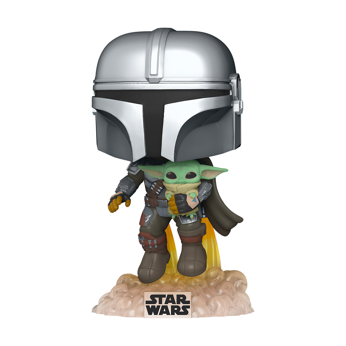 Ігрова фігурка Funko POP! серії "Мандалорець" - Мандалорець, Що Летить з Малюком — фото 2