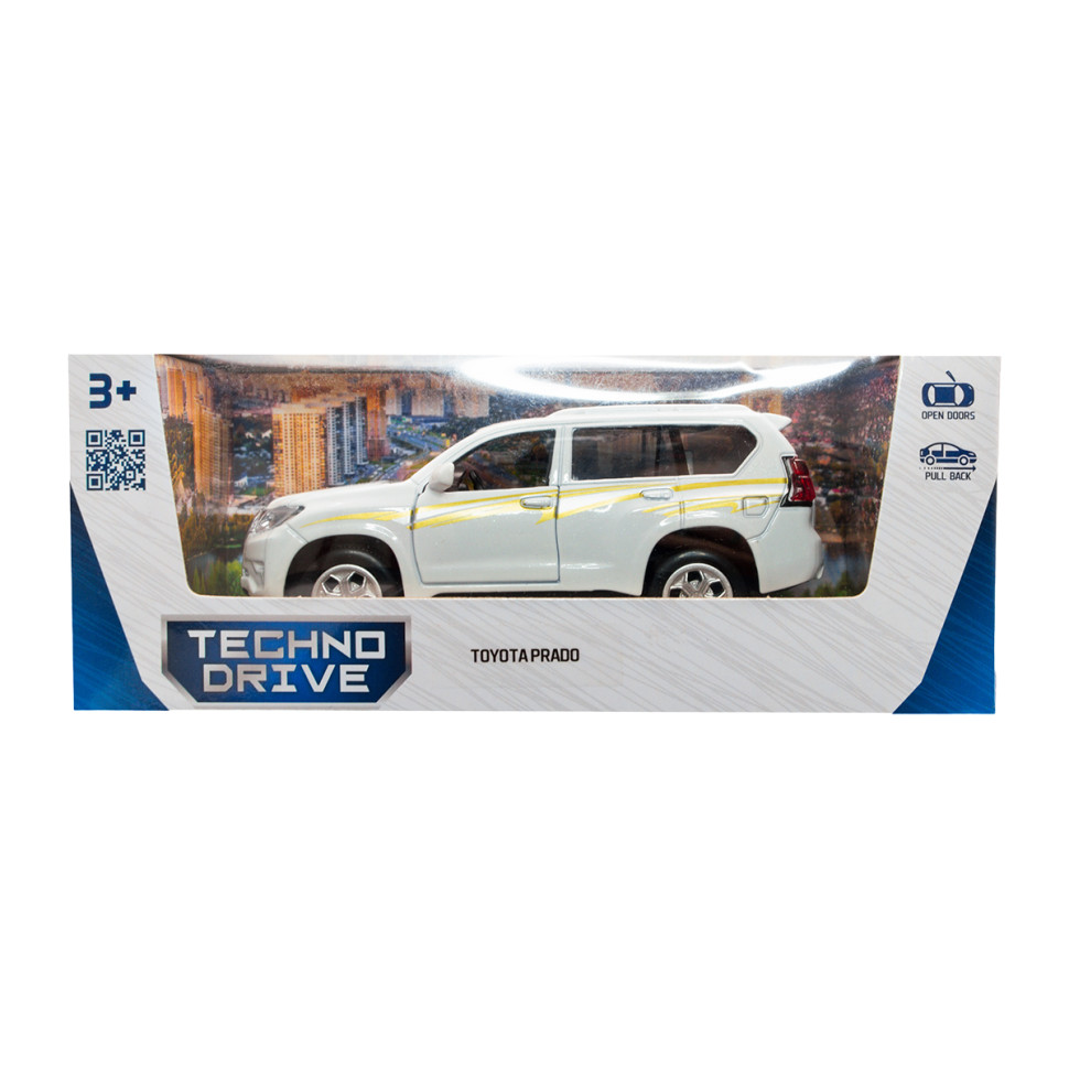 Автомодель дитяча Toyota Prado TechnoDrive KM250425W масштаб 1:40 — фото 13