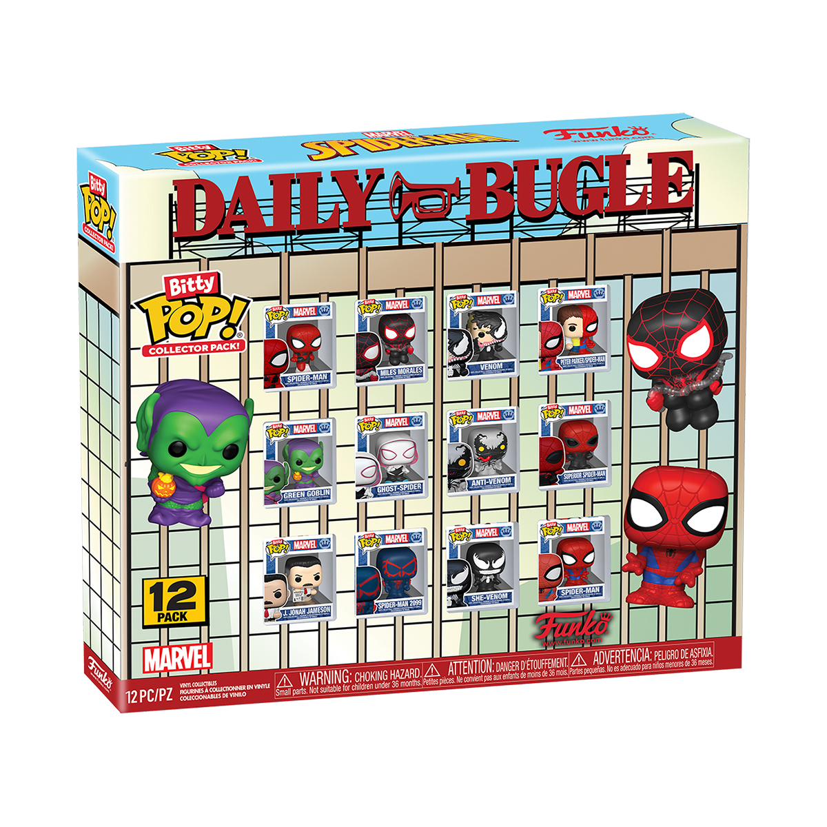 Набор игровых фигурок Bitty POP! серии "Человек-паук" (12 фигурок в асс.)
