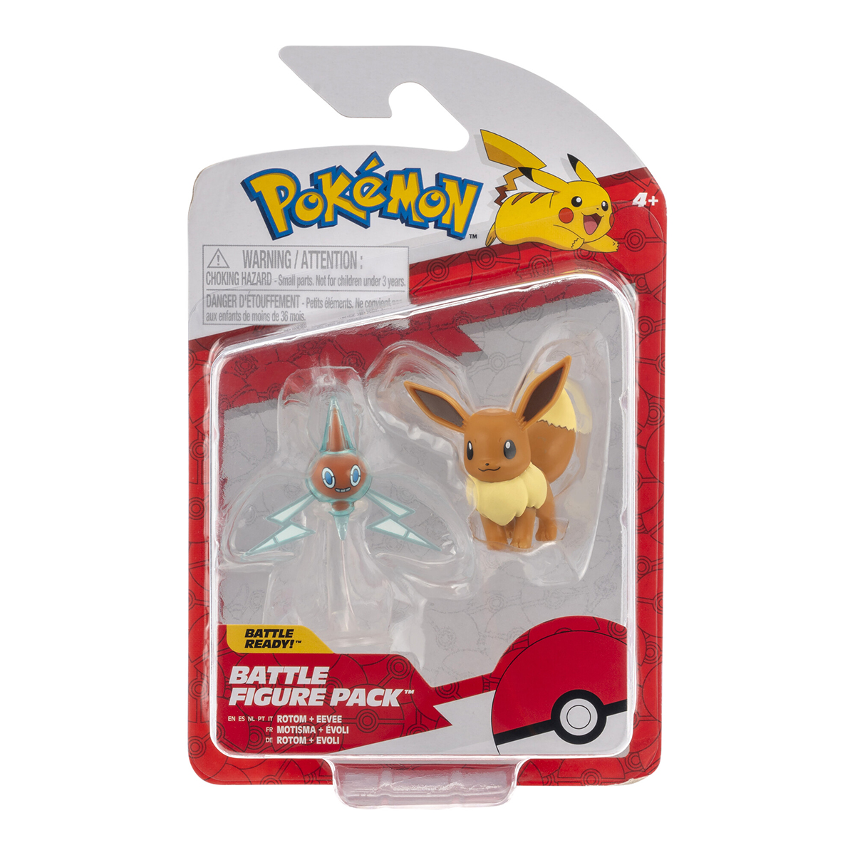Набір ігрових фігурок Pokemon W17 - Іві Та Ротом