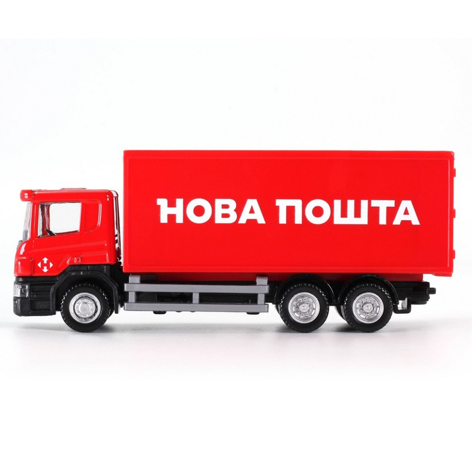 Автомодель дитяча Scania "Нова Пошта" TechnoDrive 250414U, масштаб 1:64 — фото 2