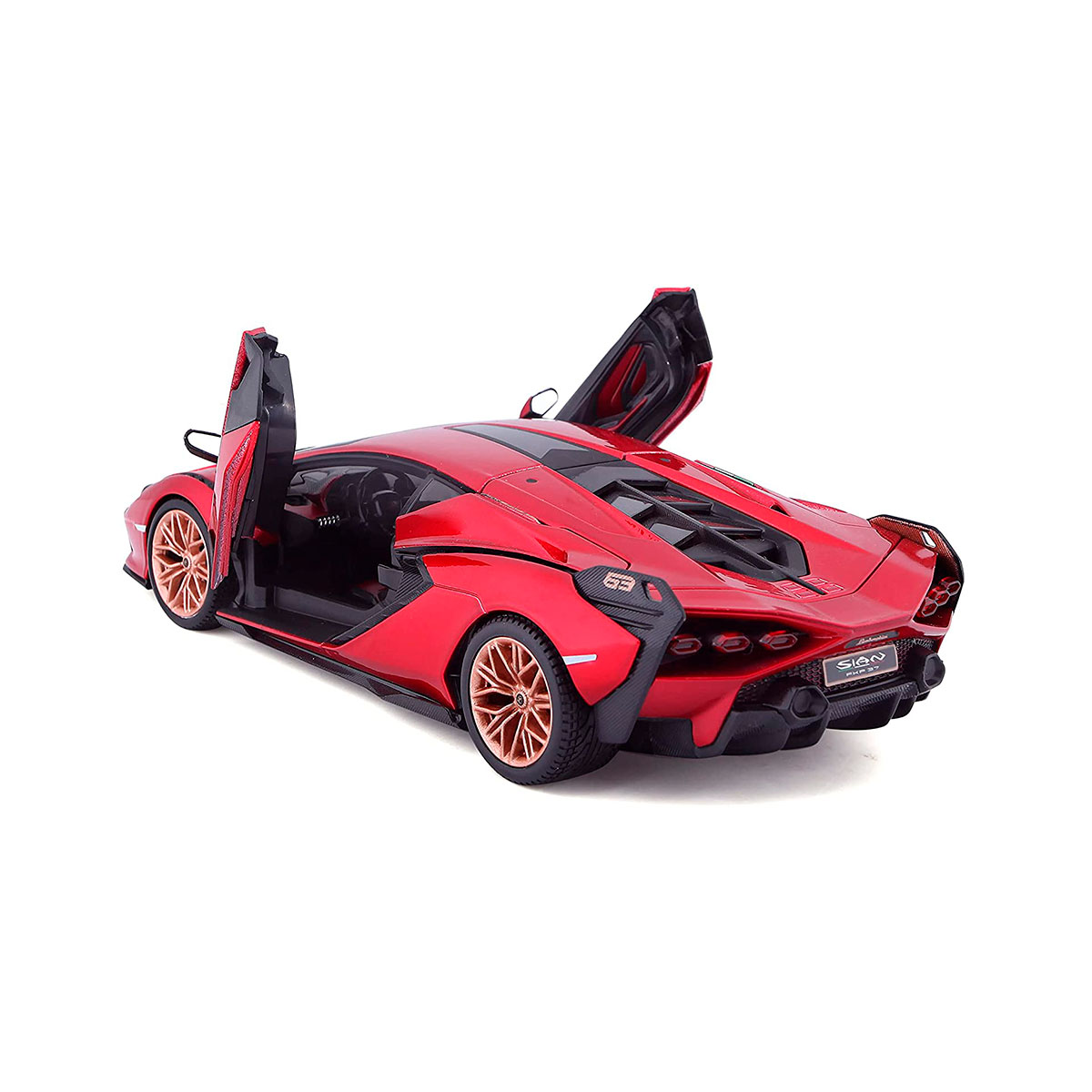 Автомодель - Lamborghini Sián FKP 37 (асорті зелений металік, червоний металік, 1:24) — фото 7