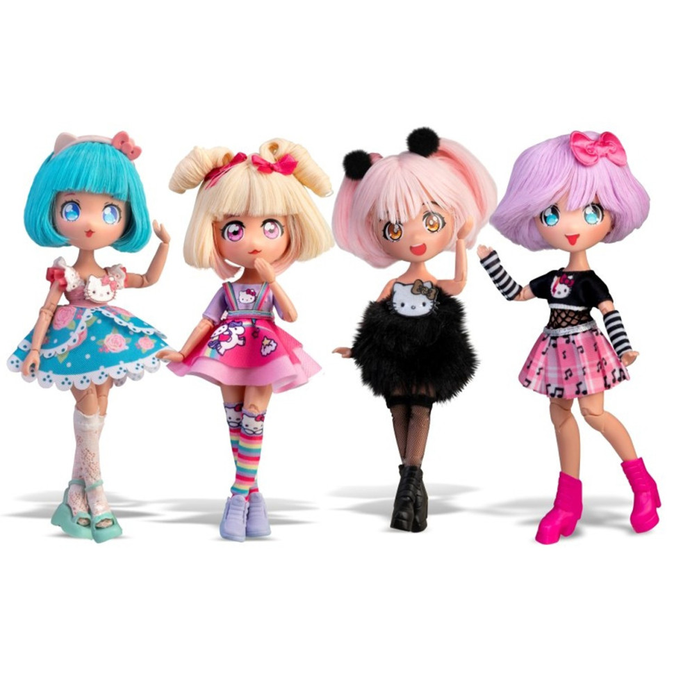 Дитяча лялька "Красуня Пінк" 4SF Manga Dolls HKTF0300 серії "Hello Kitty" — фото 7