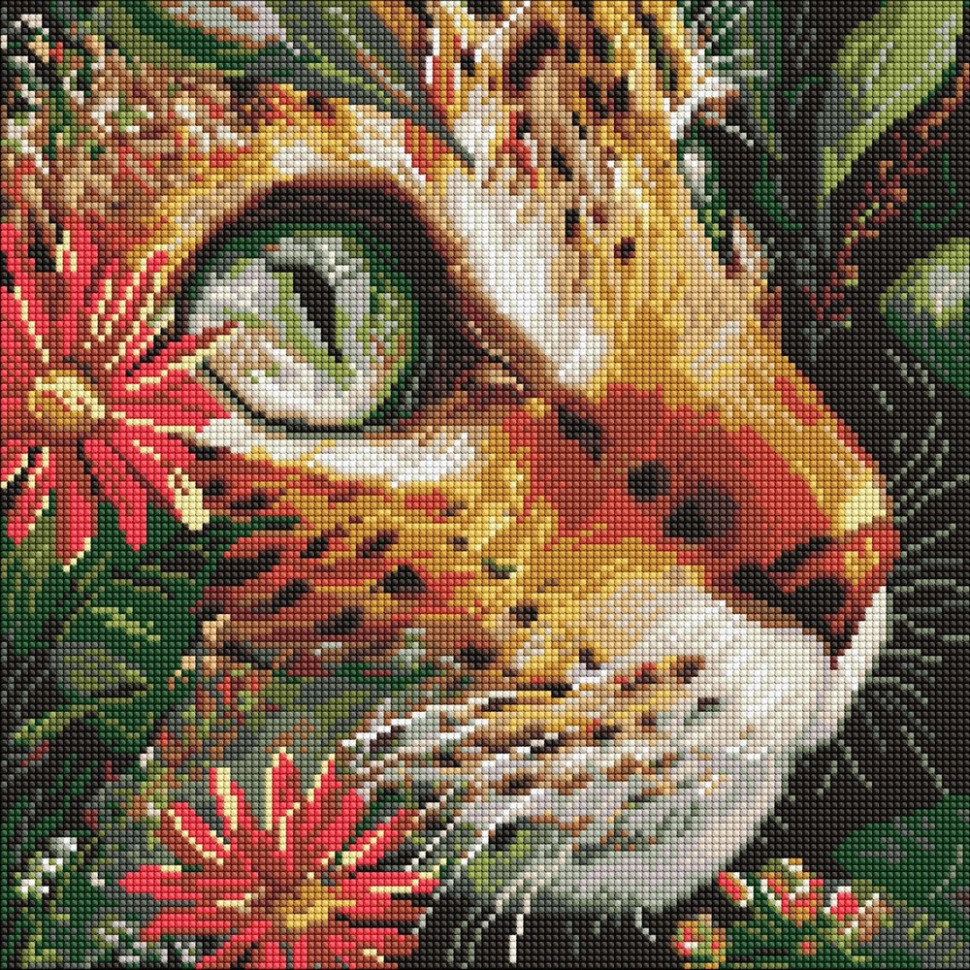 Алмазна мозаїка "Бездонні очі" ©art_selena_ua AMO8325, 40х40 см