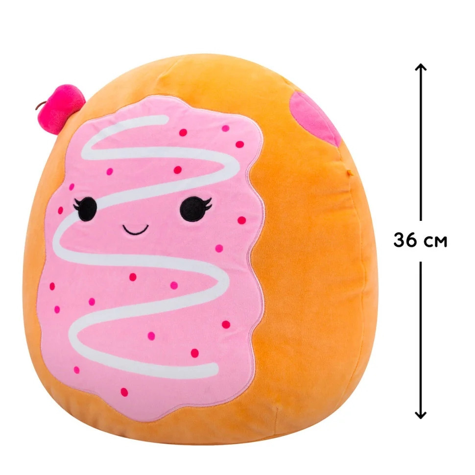 М'яка іграшка Вишневий пончик Перл Squishmallows SQCR06742, 36 см — фото 6
