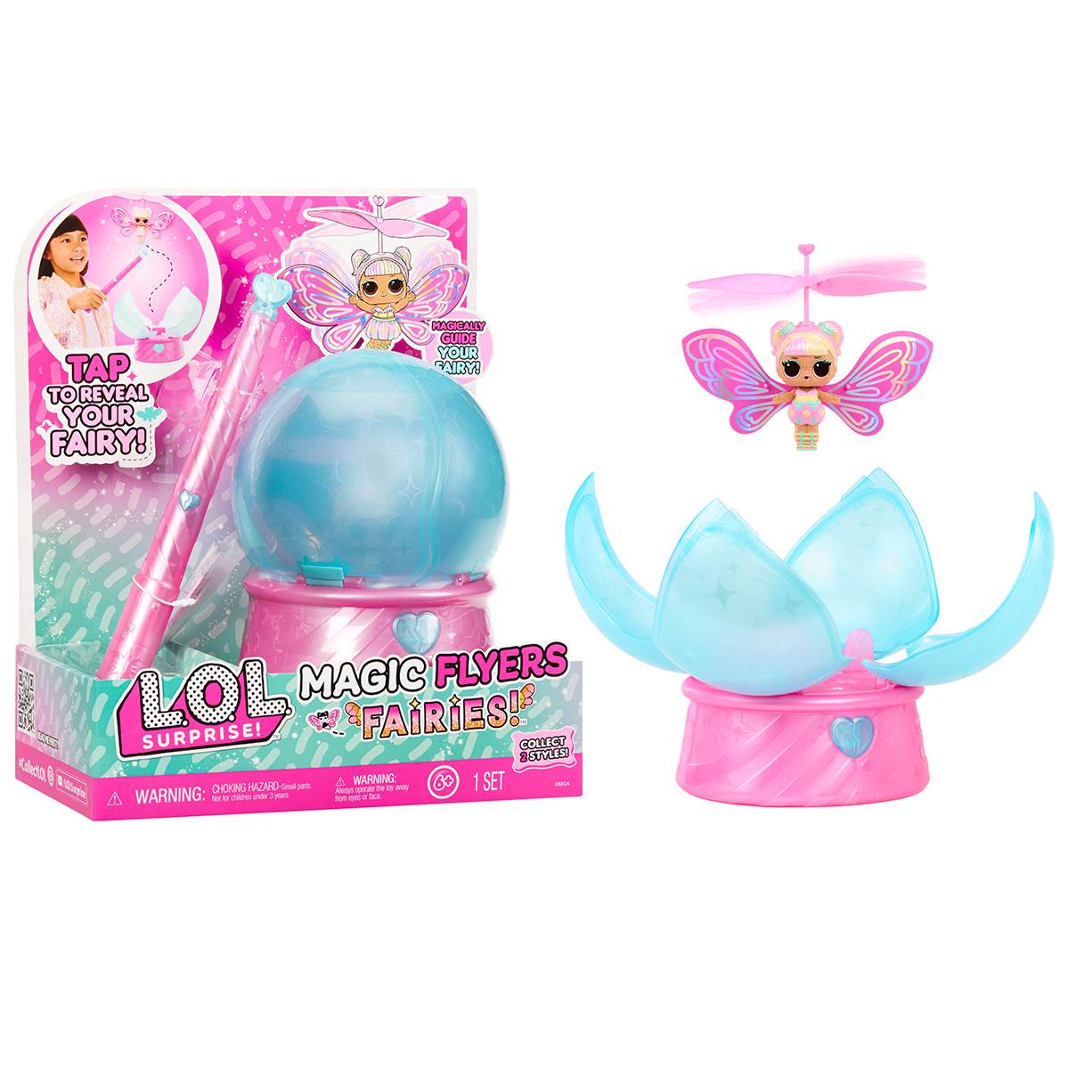 Ігровий набір з інтерактивною лялькою L.O.L. Surprise! серії "Magic Flyers Fairies" – Квіточка