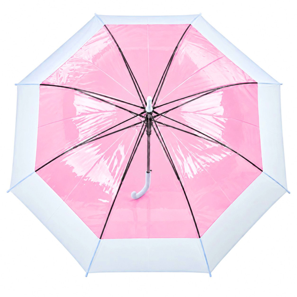 Парасолька-тростина для дорослих MK 5277(Pink) довжина 87 см, тростина 78 см, діаметр 103 см, спиця 57,5 см