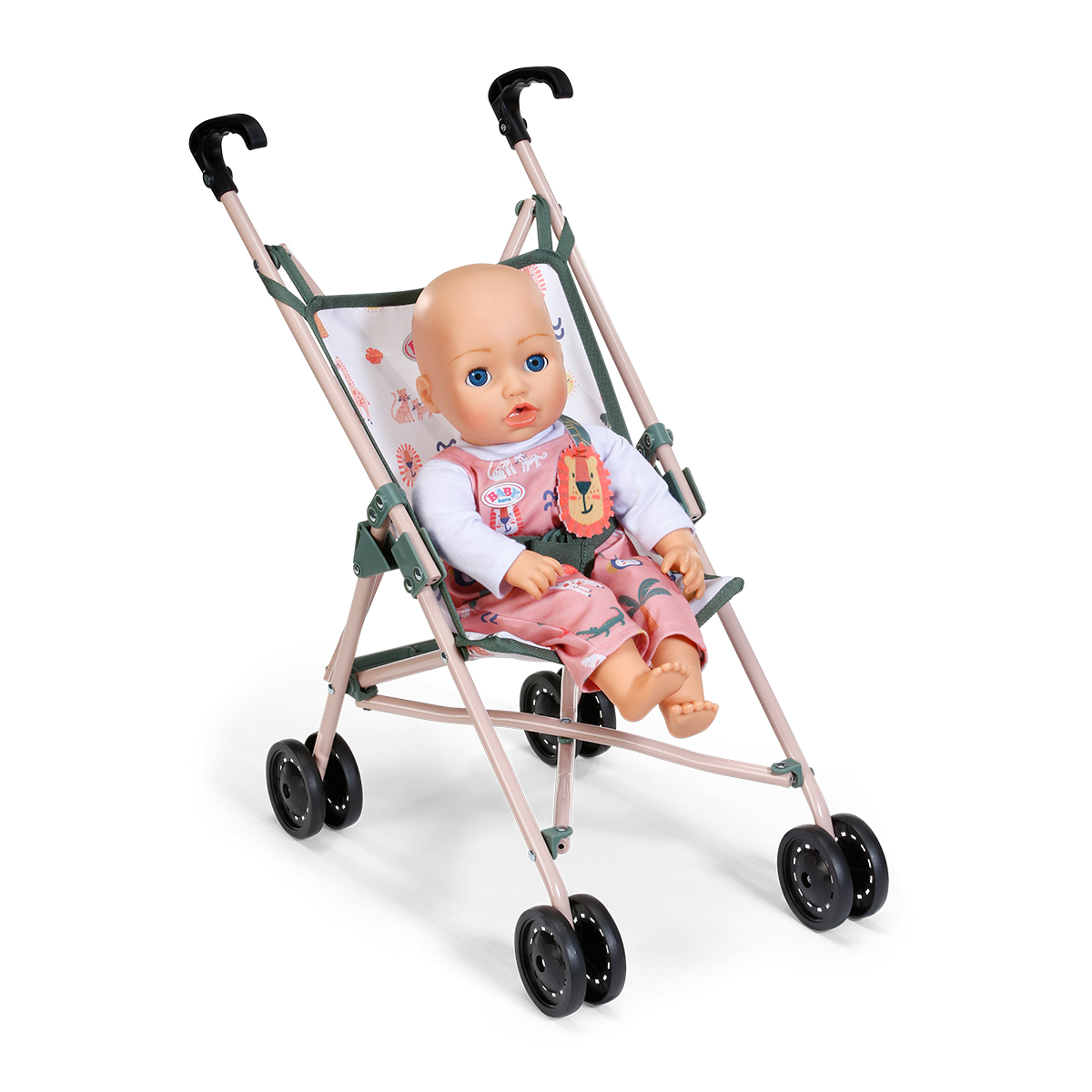 Коляска для куклы BABY born - Тропики (прогулочная, складная) — фото 3