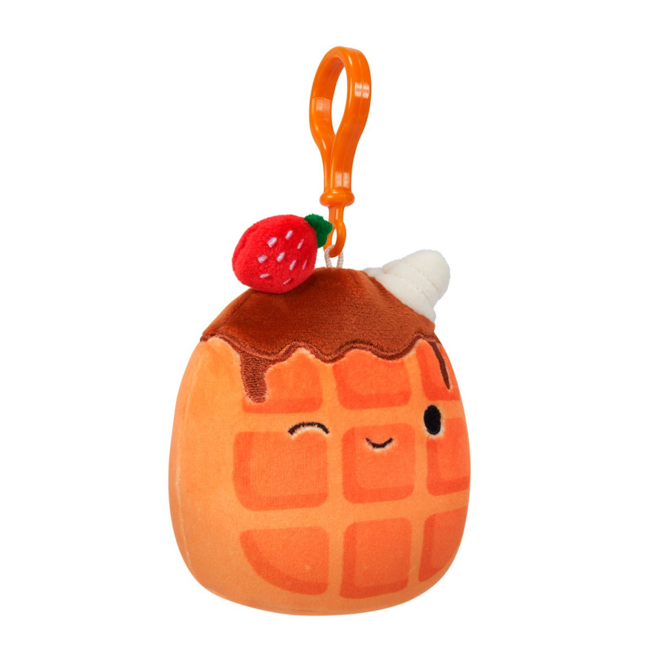 Мягкая игрушка на клипсе "Вафелька Вивер" Squishmallows SQCP00219, 9 см — фото 3
