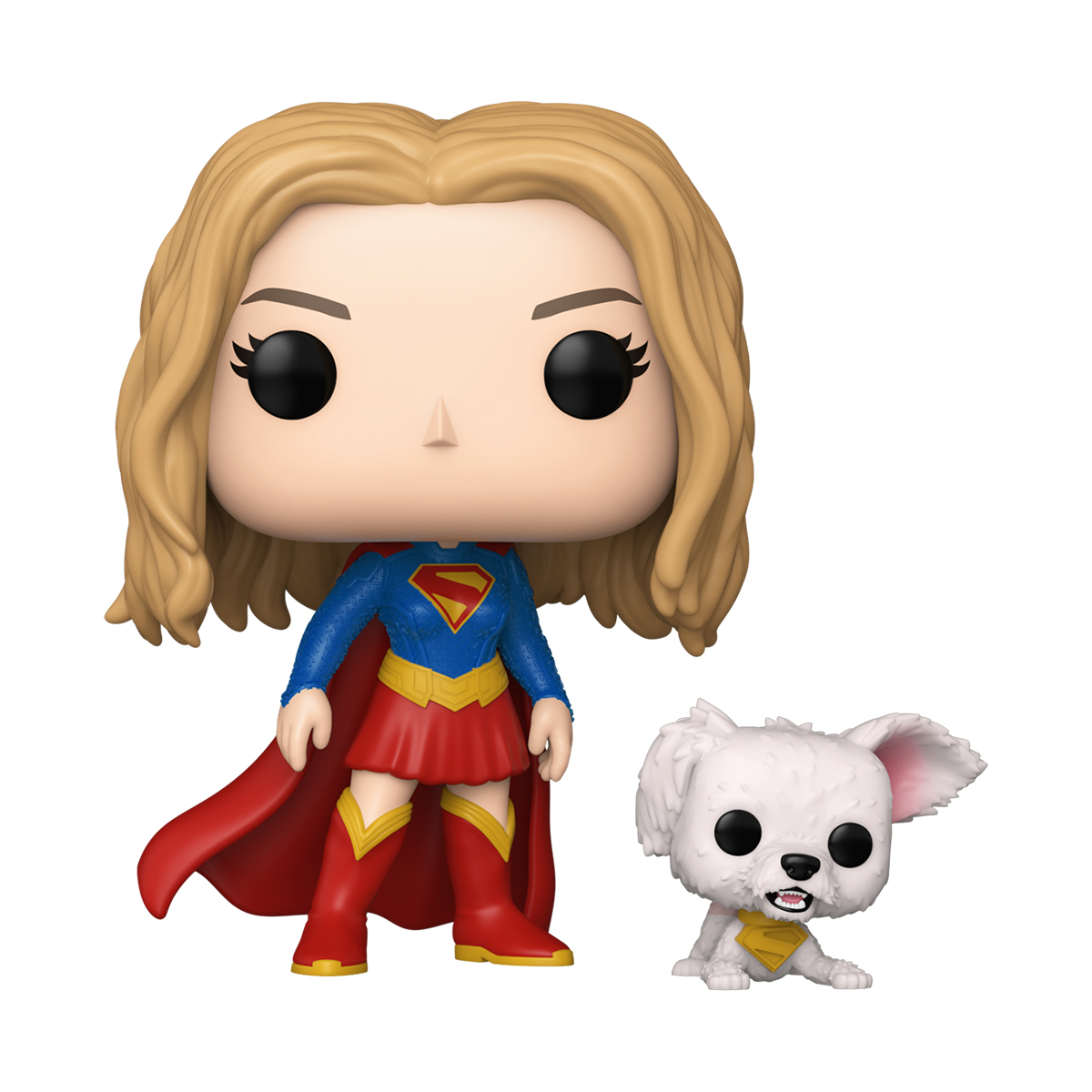 Набір ігрових фігурок Funko POP! серії "Суперґьорл" - Суперґьорл і Крипто Суперпес — фото 2