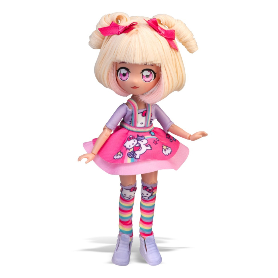 Детская кукла "Конфетка Единорог" 4SF Manga Dolls HKTF0400 серии "Hello Kitty" — фото 5