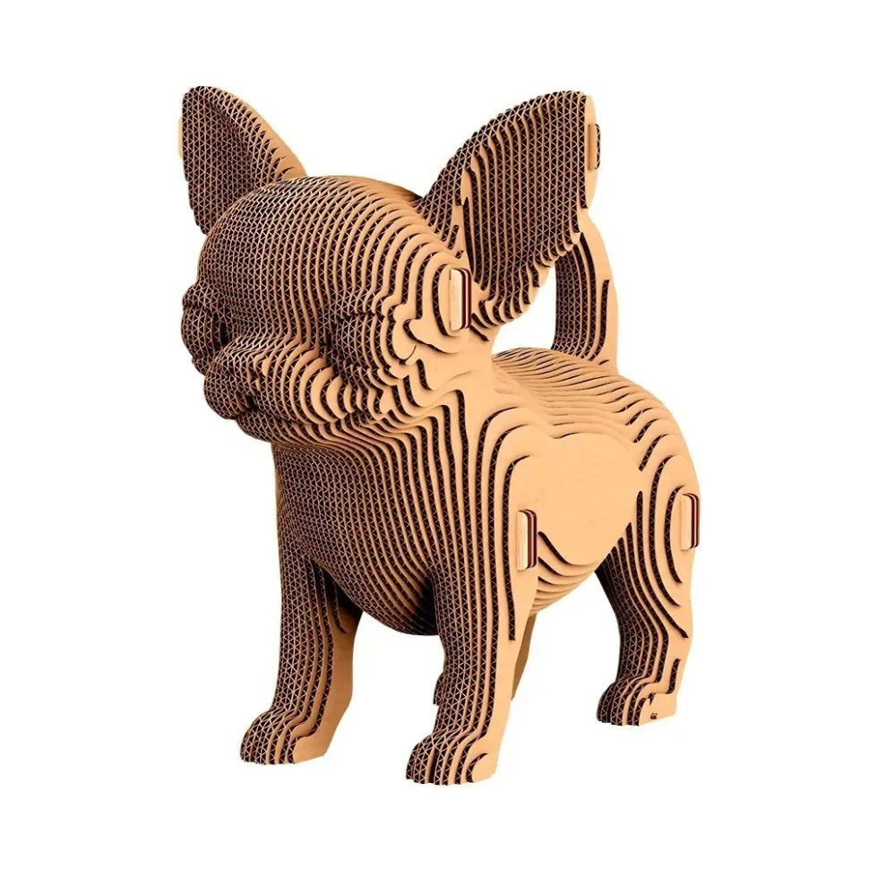 Картонний конструктор 3D Puzzle "PUPPIES TRIO" CARTPUPPIES 227 деталей — фото 9