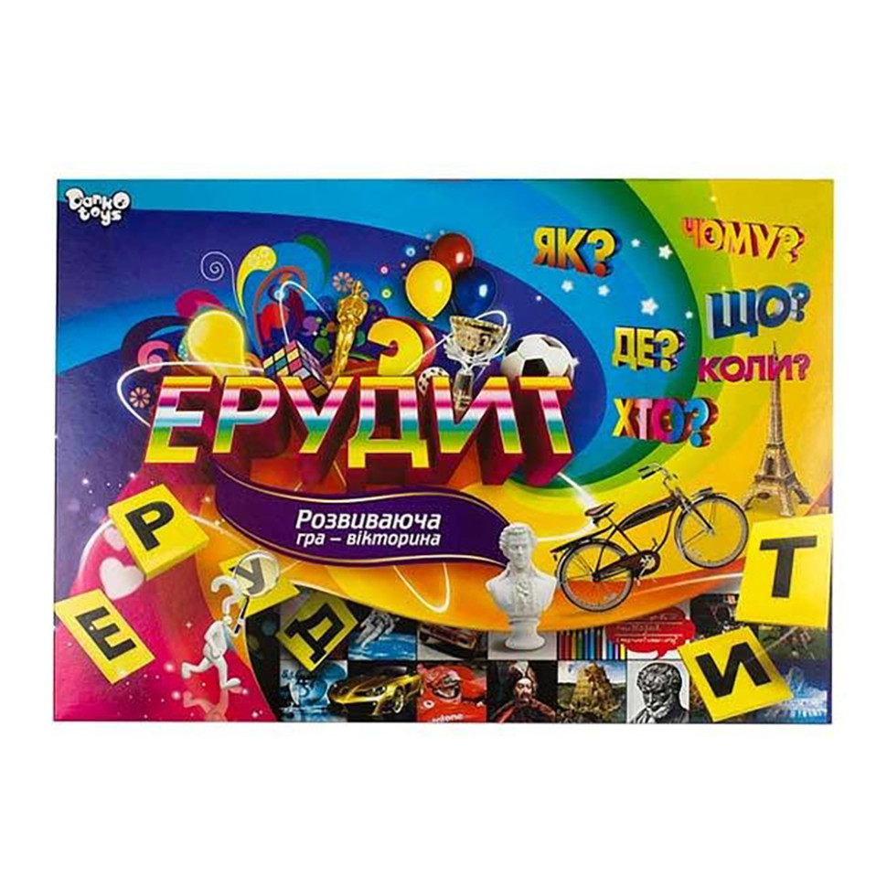 Настільна гра "Ерудит" DTG26-U українською мовою