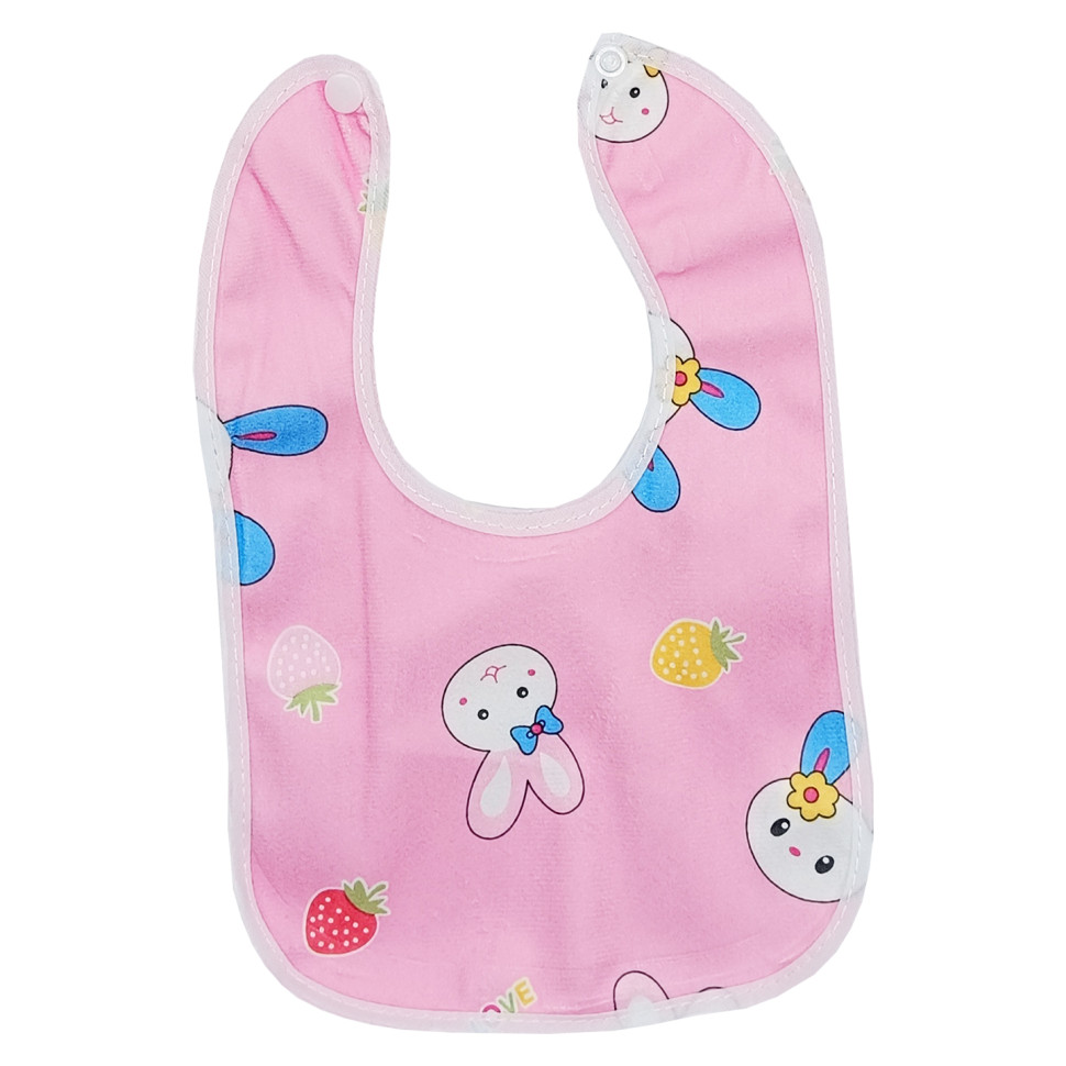 Дитячий слинявчик тканинний MGZ-0600(Pink) на кнопці — фото 17
