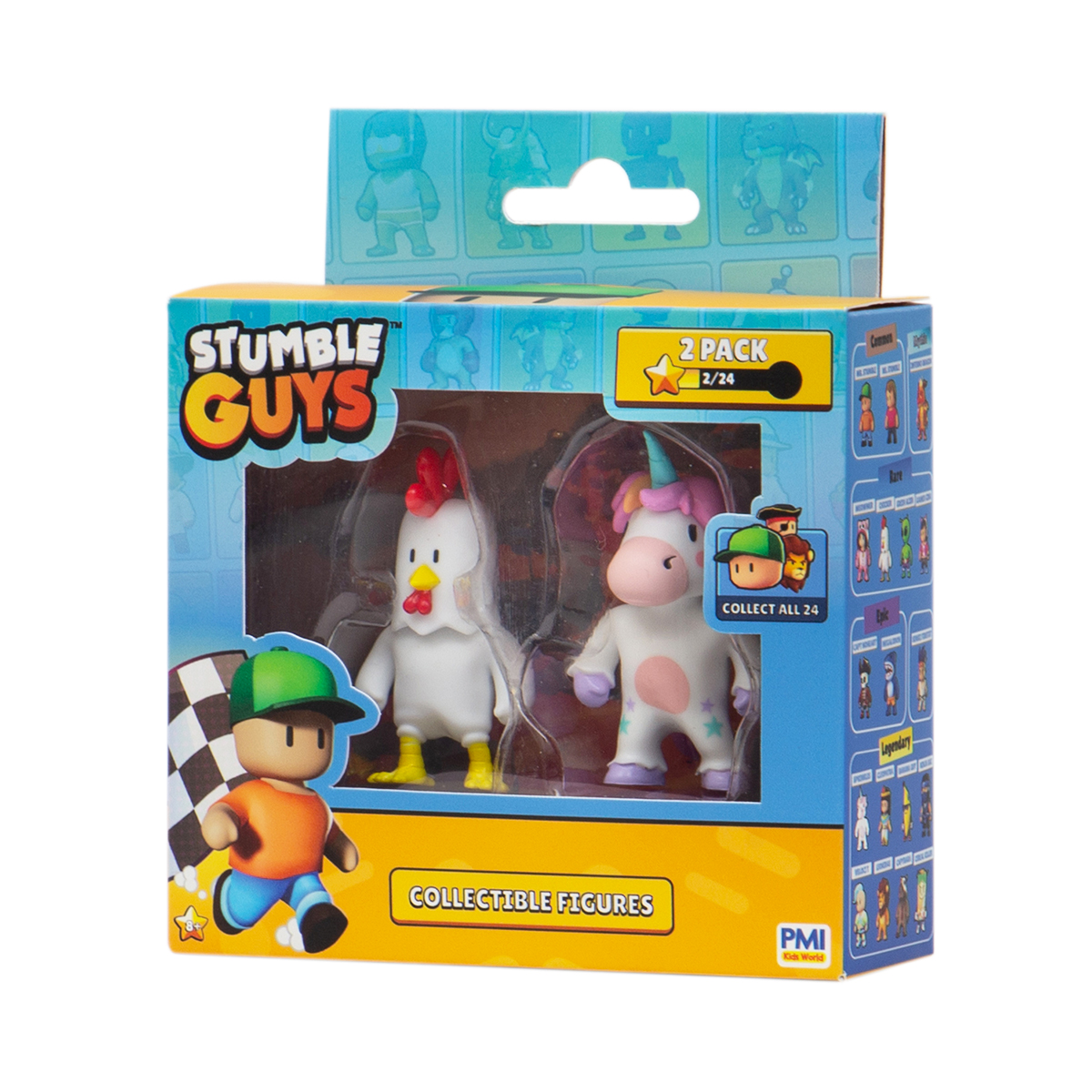 Набор коллекционных фигурок Stumble Guys - Цыпленок и Спринклс (2 фигурки, 6 cm)