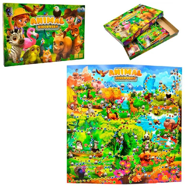 Настільна гра "Animal Discovery" Danko Toys G-AD-01-01U укр — фото 3