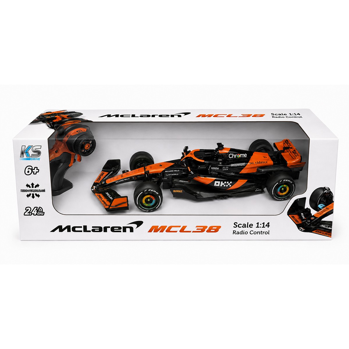 Автомобіль KS Drive на р/к – Mclaren MCL38 (1:14, 2.4 ГГц)