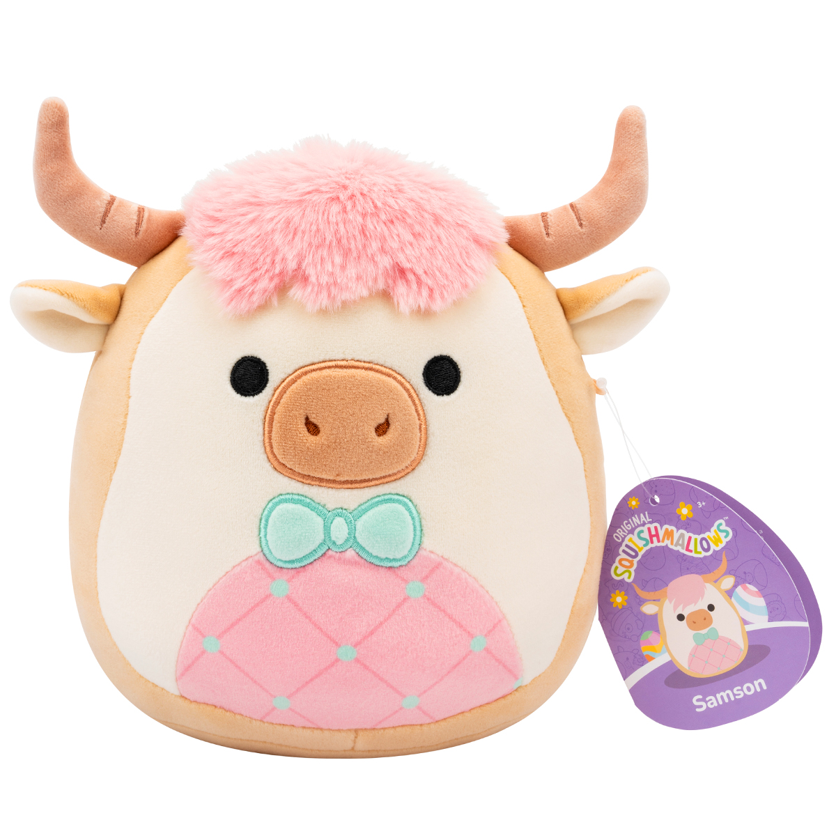 М'яка іграшка Squishmallows - Корівка Самсон (19 cm) — фото 7