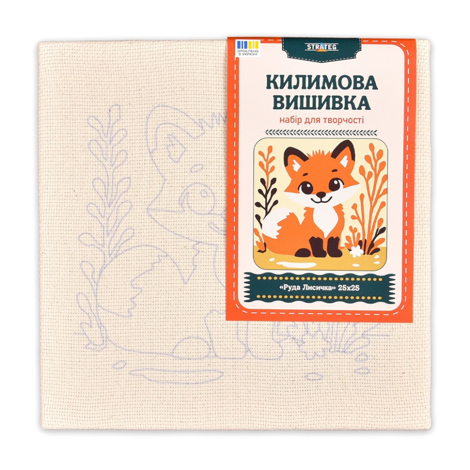 Набір для килимової вишивки "Руда Лисичка" CCX2525-5 розмір 25х25 см — фото 3