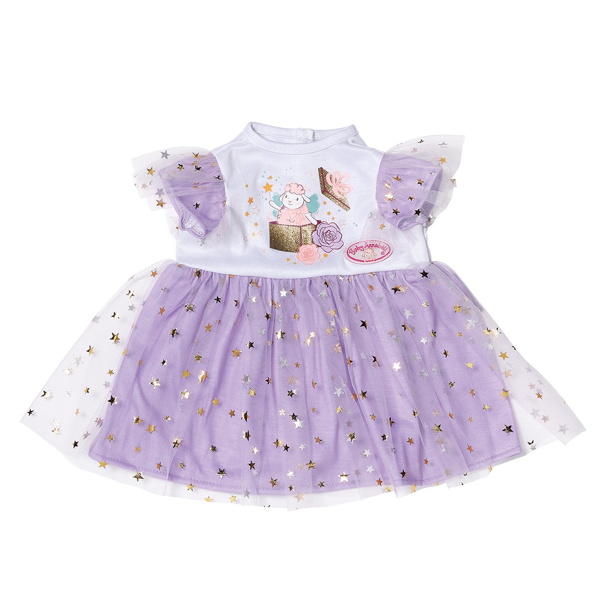 Одяг для ляльки BABY Annabell - Бузкова Сукня (43 cm)