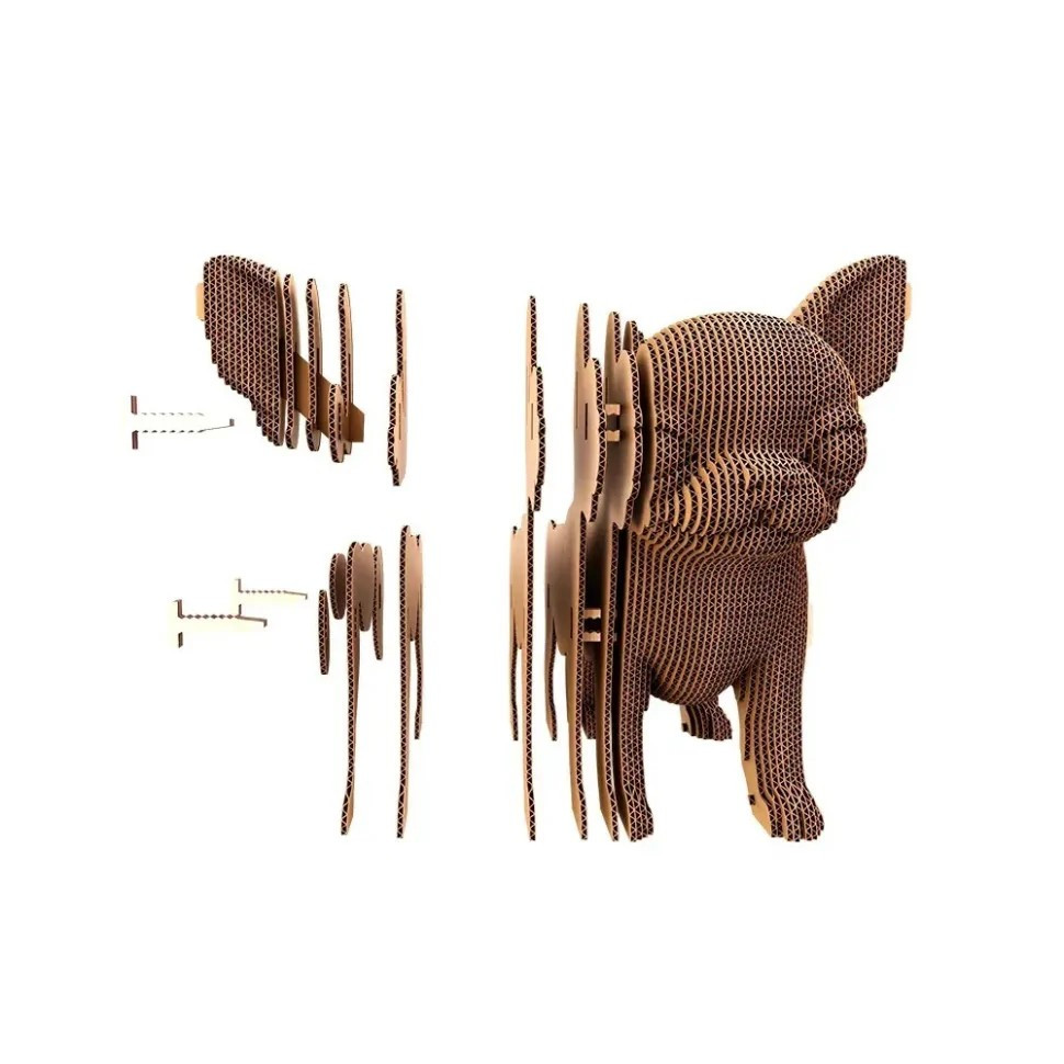 Картонний конструктор 3D Puzzle "PUPPIES TRIO" CARTPUPPIES 227 деталей — фото 5