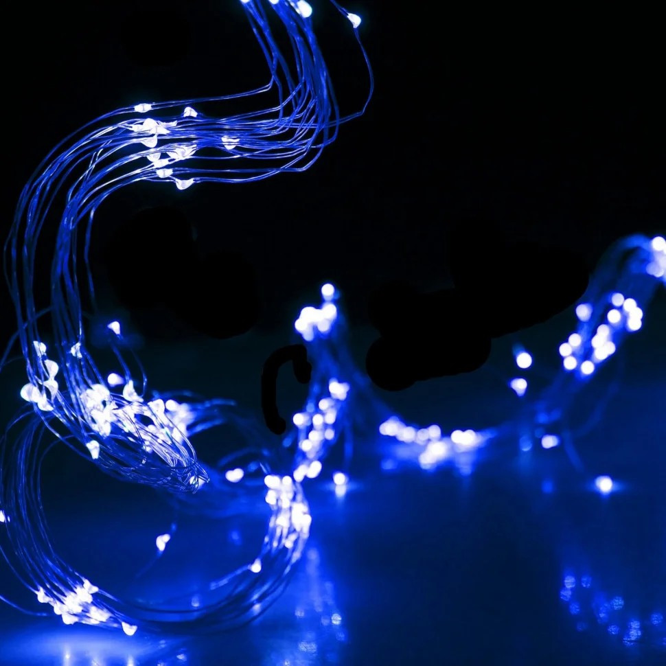 Гирлянда (конский хвост) Springos CL0095, 2 м 300 LED, Blue — фото 7
