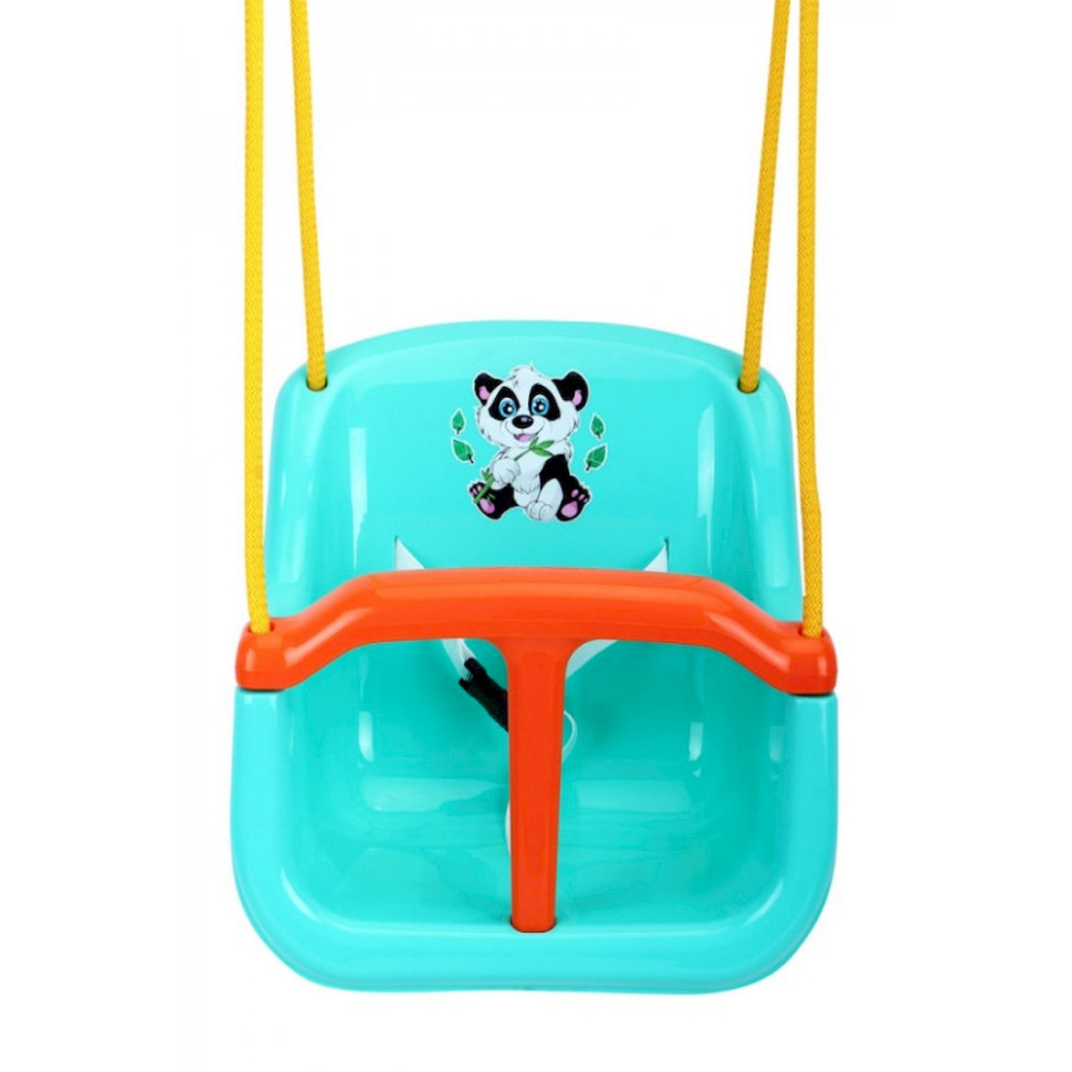 Дитяча гойдалка 8102TXK(Turquoise) пластик, до 20 кг, мотузка 2,5 м — фото 3
