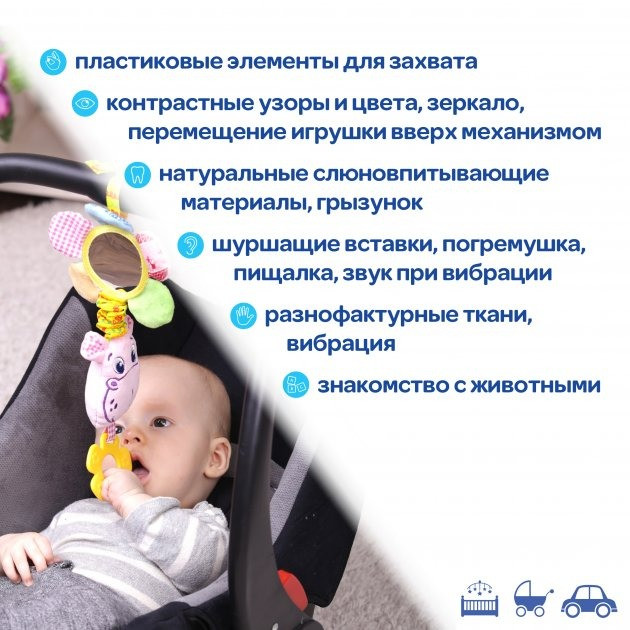 Вібропідвіска Зоо "Бегемот Добряк" МС 110205-02 — фото 5