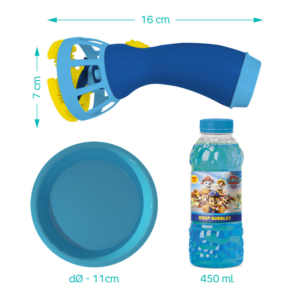 Генератор мильних бульбашок "Paw Patrol" 200736 об'єм 450 мл — фото 5