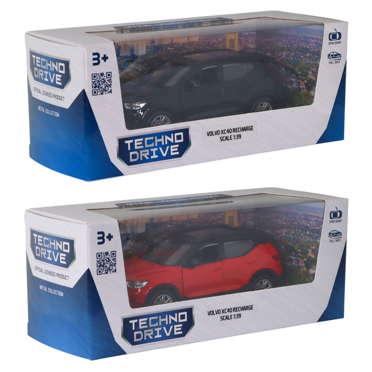 Автомодель – Volvo XC40 (червоний, чорний) — фото 6