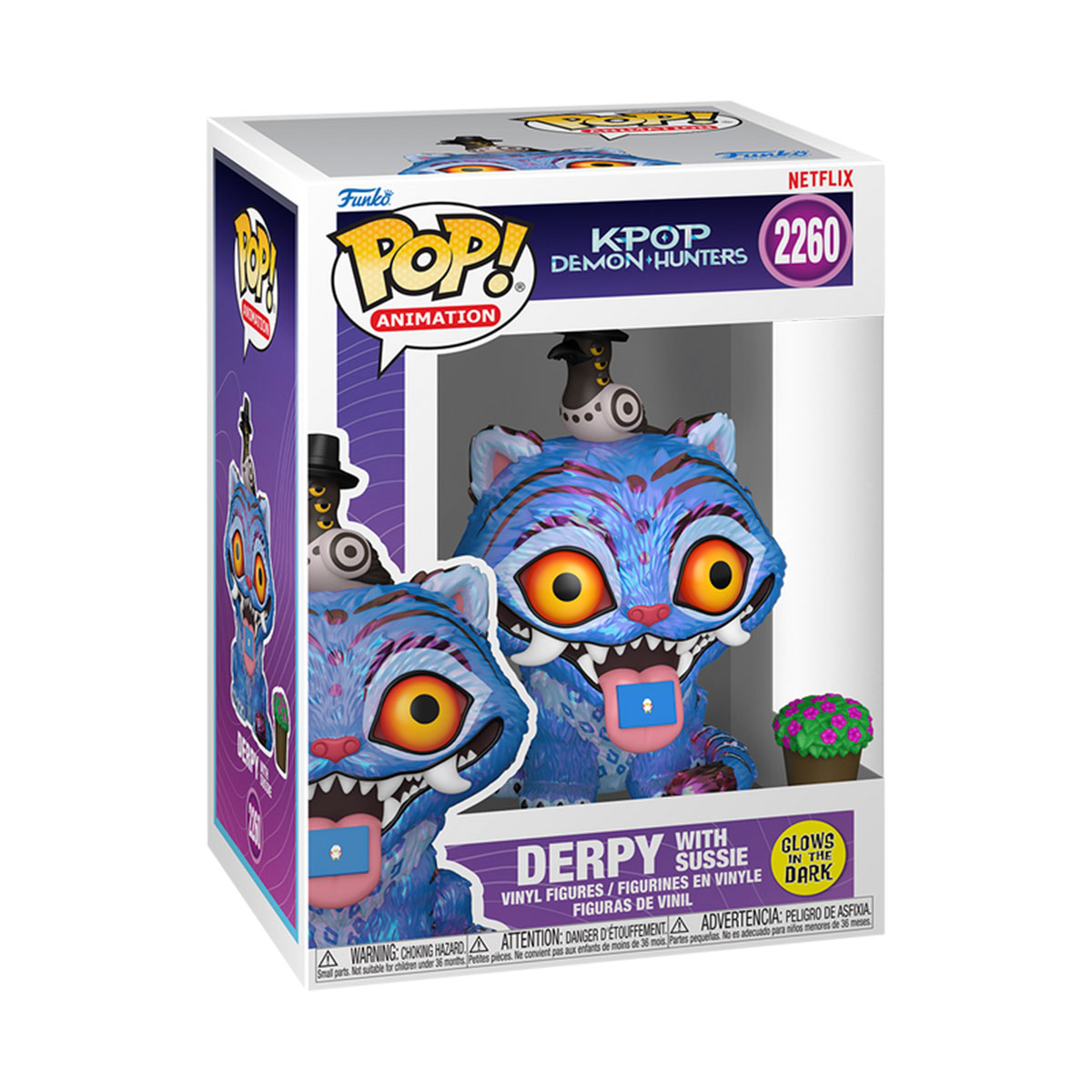 Ігрова фігурка Funko POP серії "Кейпоп-мисливиці на демонів" - Дерпі з Птахом і Квітка (GW)