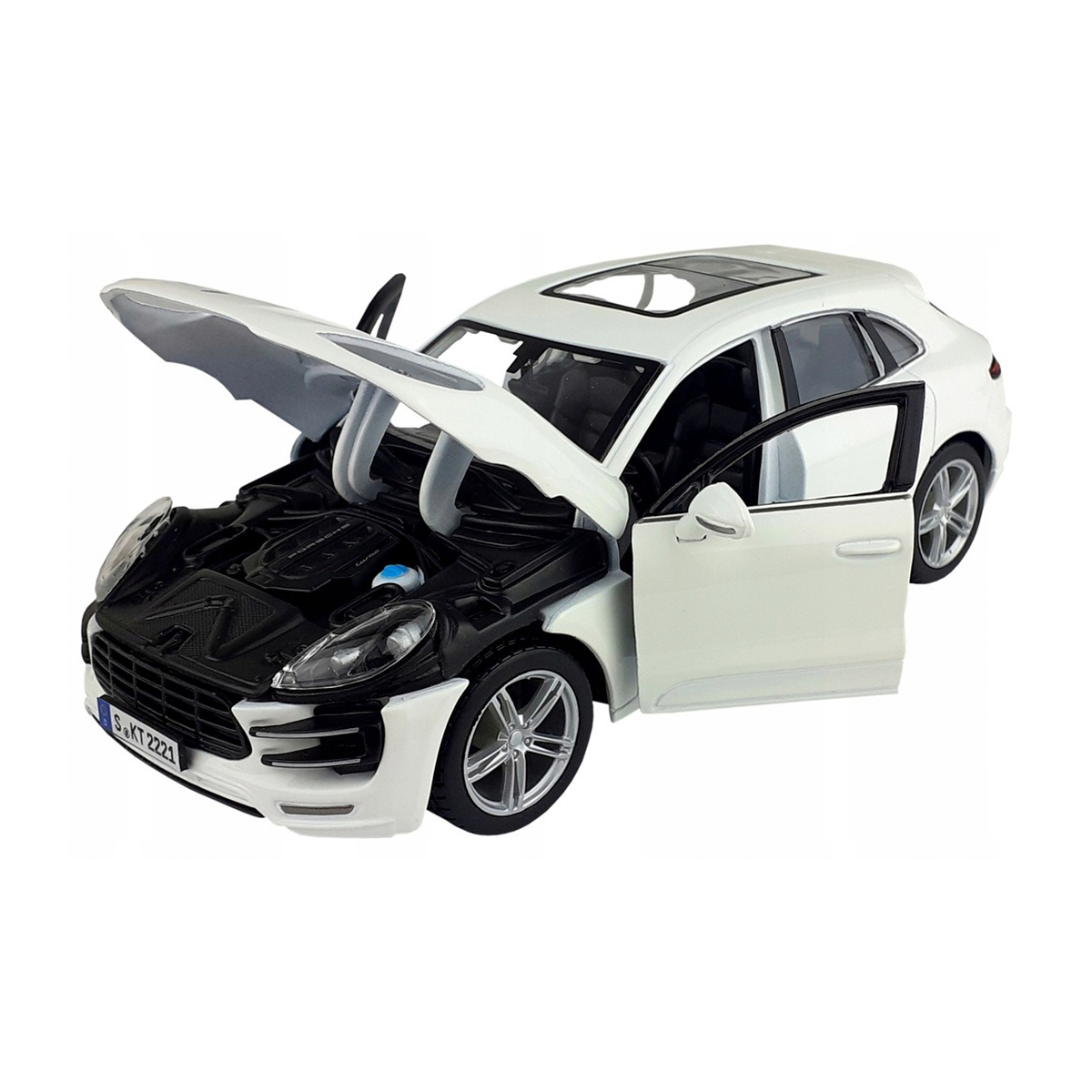 Автомодель - Porsche Macan (чорний, 1:24) — фото 10